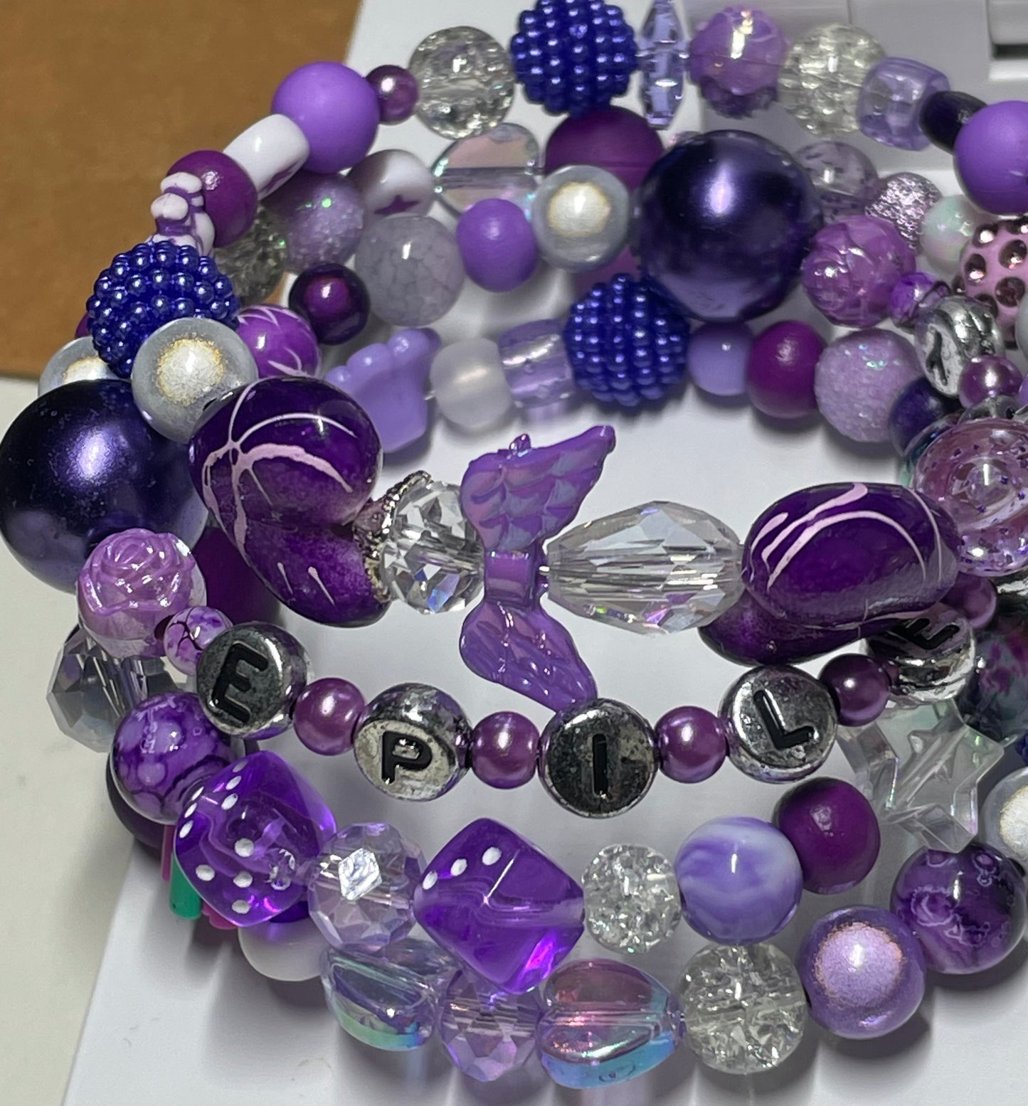 Adult Epilepsy Awareness Bangle