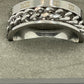 Stainless Steel Chain Fidget Ring 8mm Band