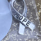 Medical Condition Purple Awareness & Hope Ribbon Charms (charm only)