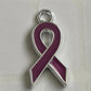 Medical Condition Purple Awareness & Hope Ribbon Charms (charm only)