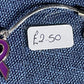 Non-Specific Purple Awareness Ribbon Lanyards with Split Ring or Clasp