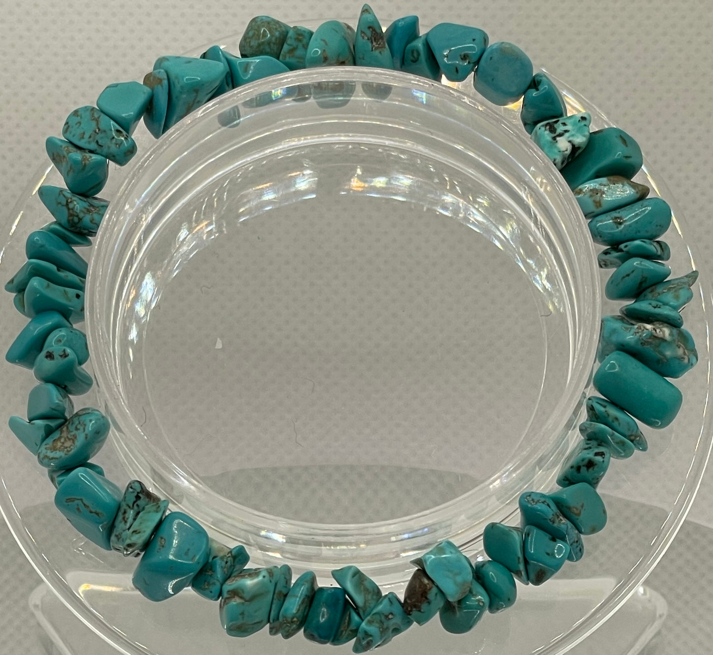 Howlite Crystal Stone Gravel Bracelet