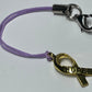 Non-Specific Purple Awareness Ribbon Lanyards with Split Ring or Clasp