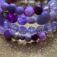 Fibromyalgia Purple Ribbon Hollow Star