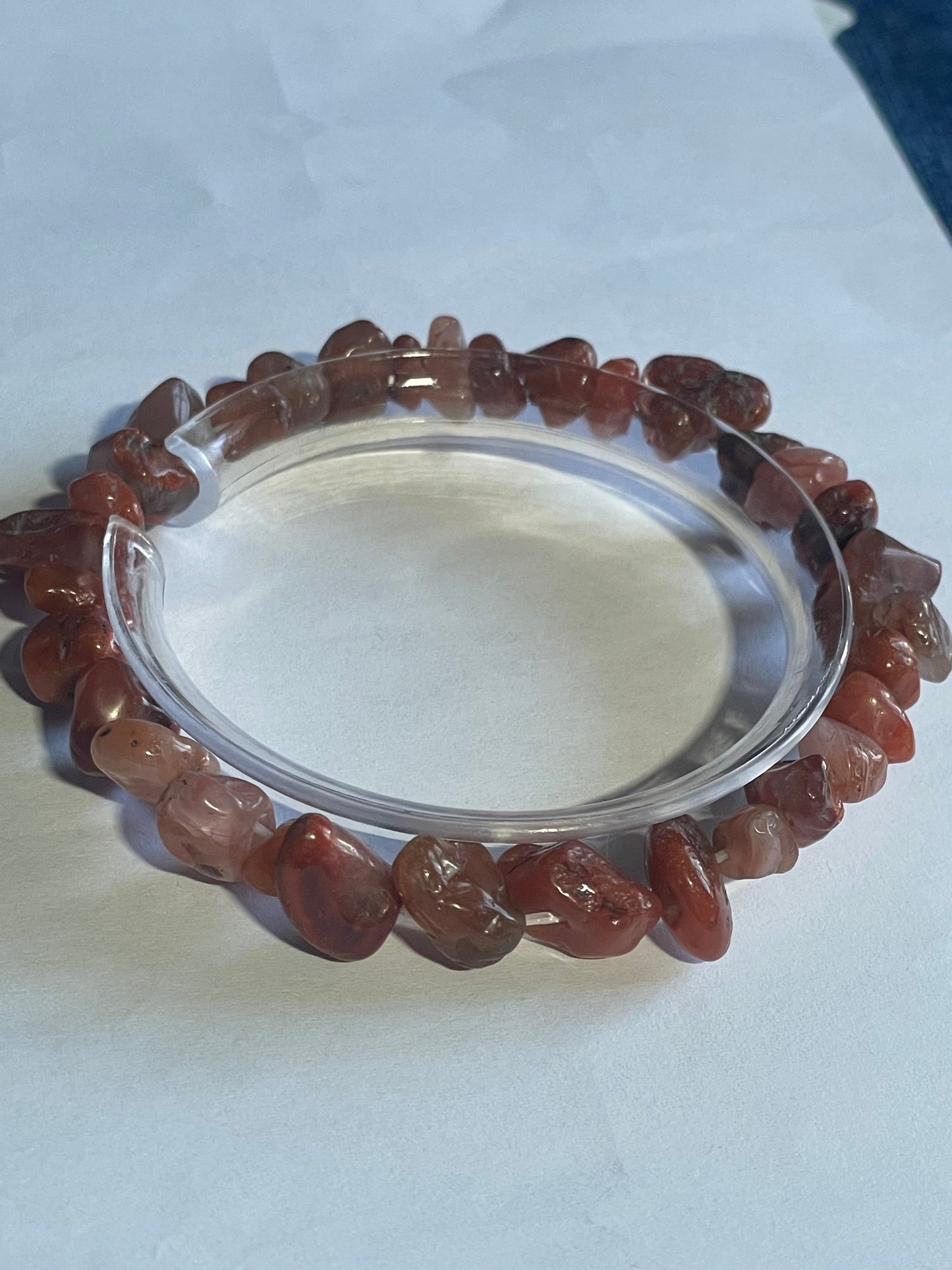 Natural Gemstone/mineral gravel elastic Bracelet