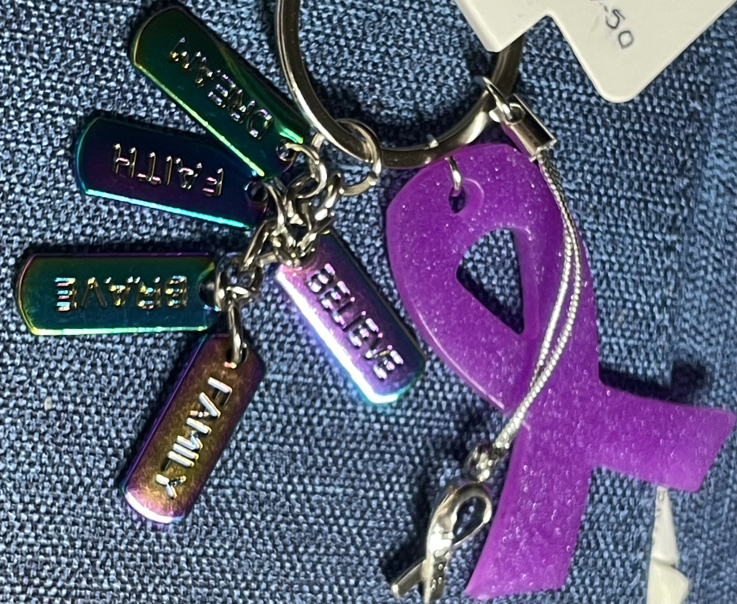 HOPE metal Non-specific Medical Condition Awareness Ribbons