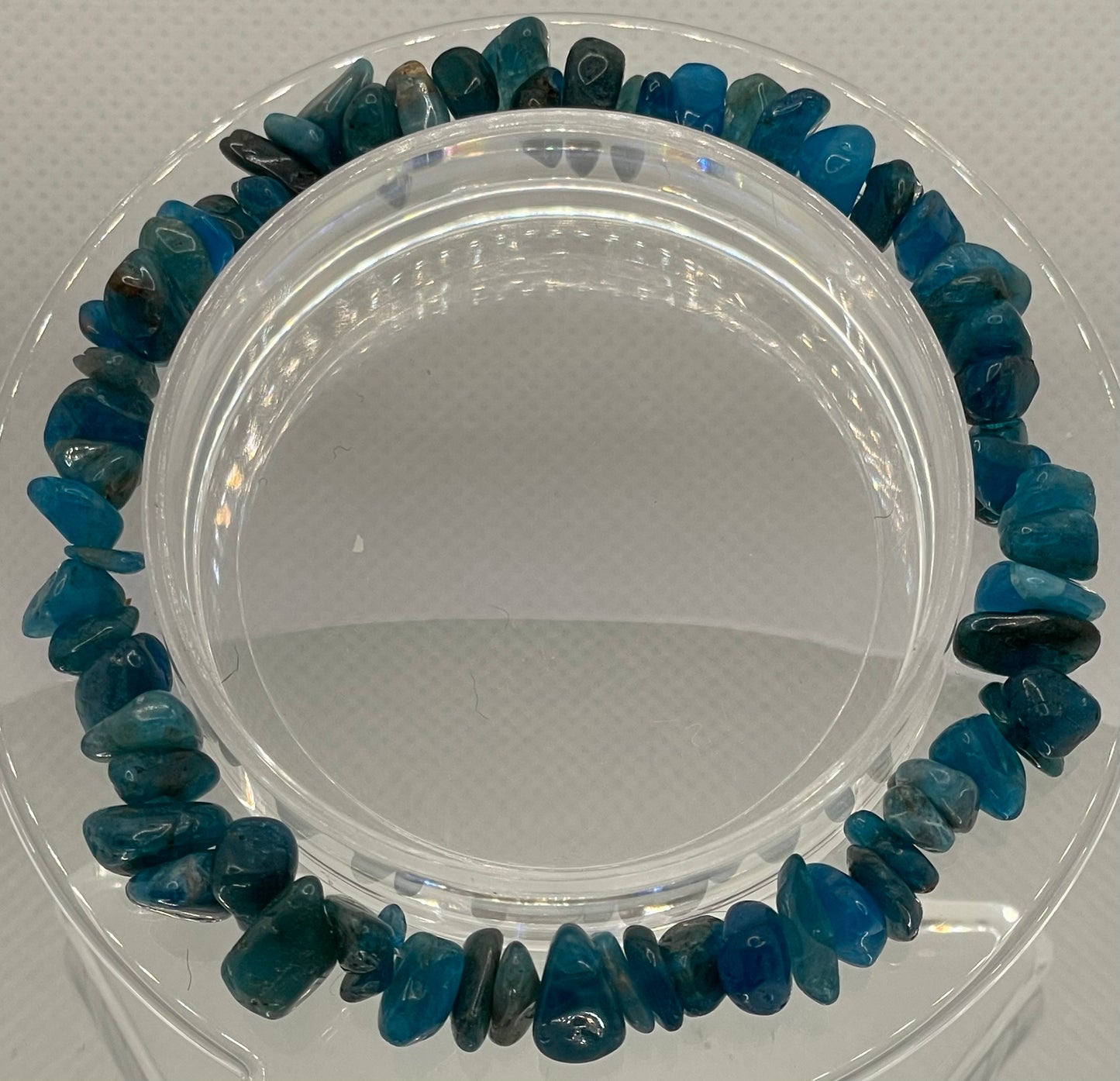 Apatite Crystal Stone Gravel Bracelet