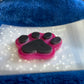 Acrylic Pet Paw & Bone Key Ring & Dashboard Ticket Holders