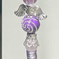 Purple (non-specific) Medical Condition Awareness Charms Tassels with Angels and/or Butterflies with Lobster Clasps