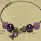 Purple Awareness Anklet