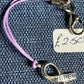 Non-Specific Purple Awareness Ribbon Lanyards with Split Ring or Clasp