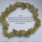 Natural Quartz Crystal Stone 19cm (approx) Gravel Bracelet with Information Card