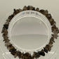 Natural Quartz Crystal Stone 19cm (approx) Gravel Bracelet with Information Card