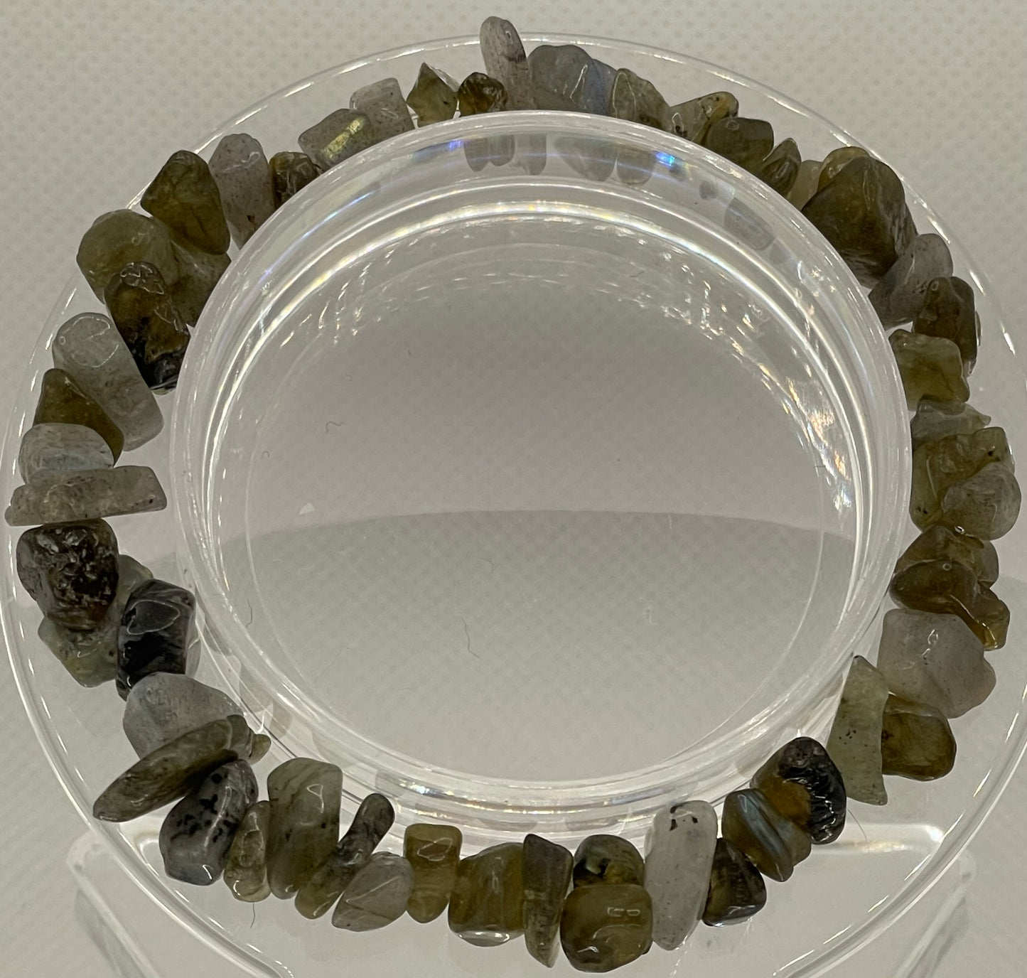 Natural Felspar Crystal Stone Gravel Bracelet