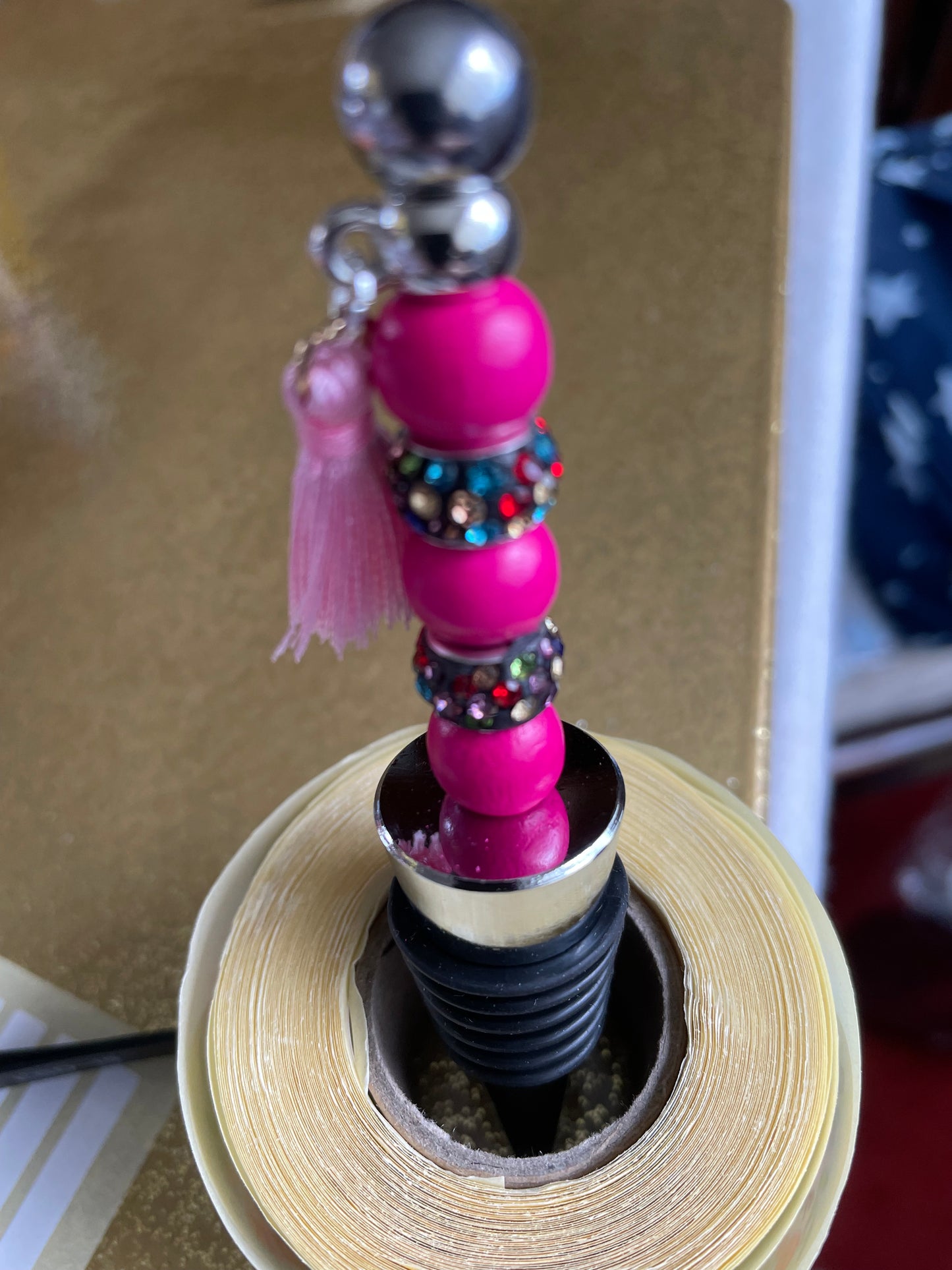 Breast Cancer Bottle Stopper