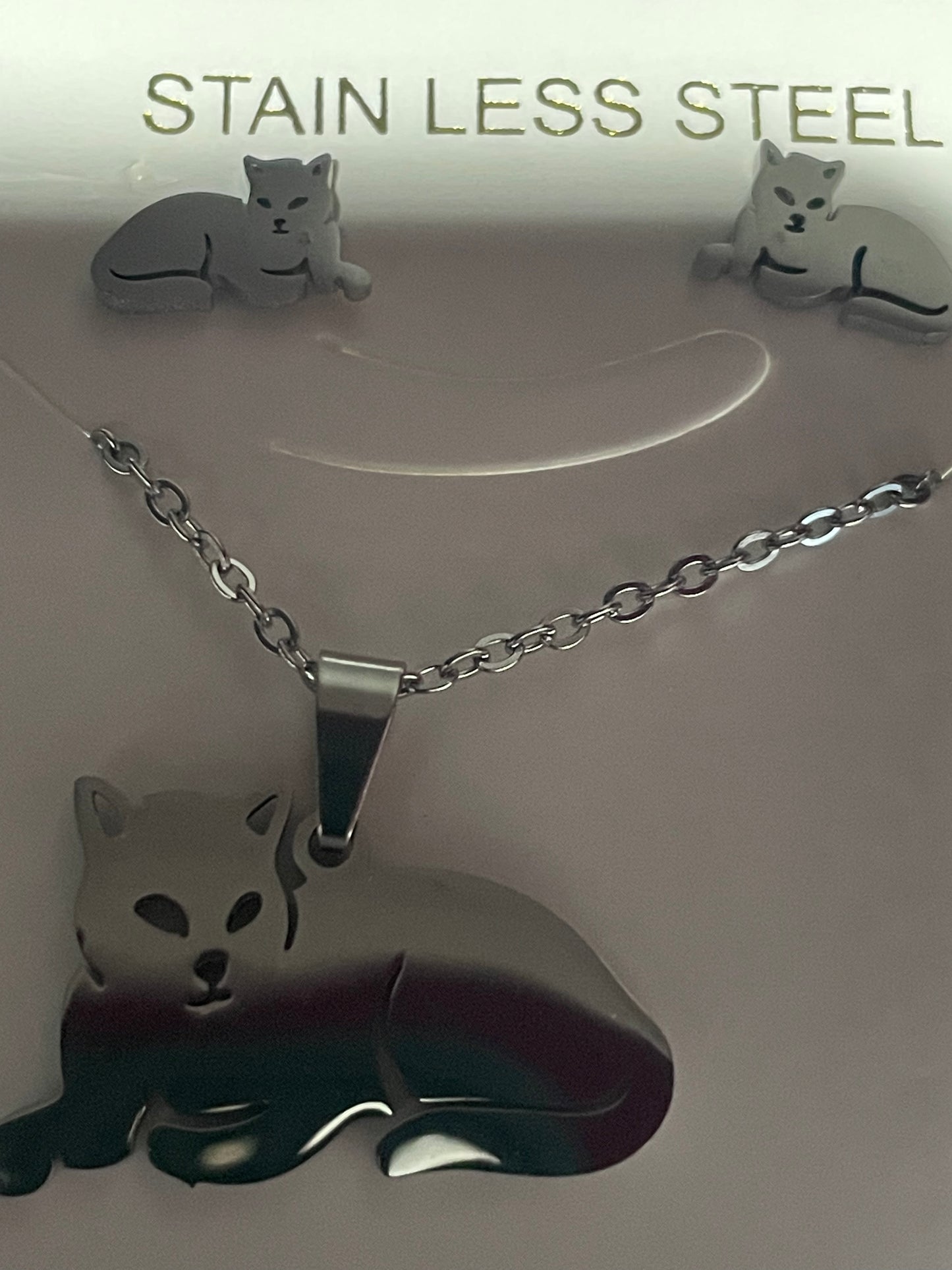 Stainless Steel Pet Jewellery Set