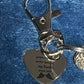 Angel Tassel Keyring Mom Stainless Steel Heart “Your wings were ready but my heart was not”