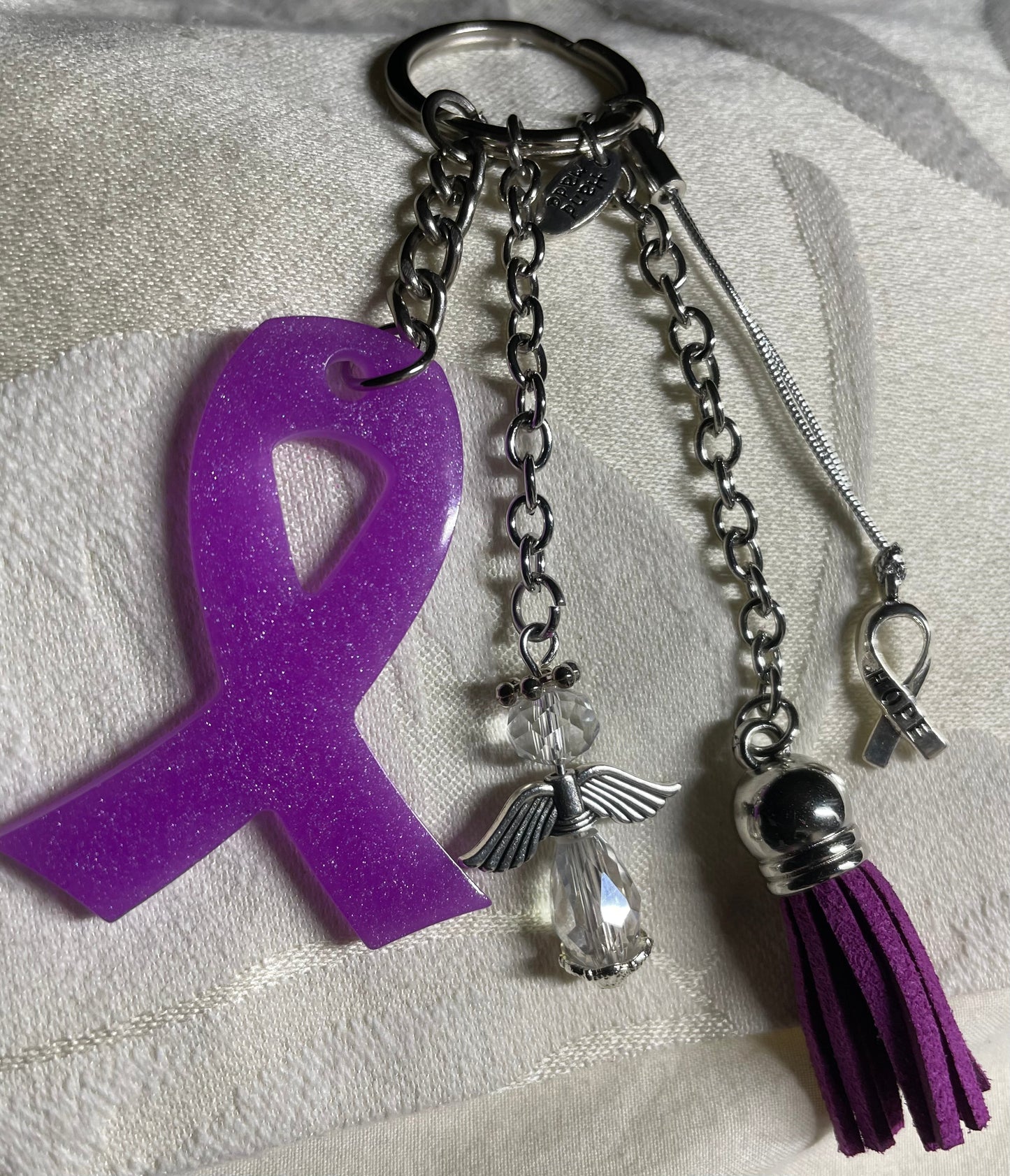 HOPE metal Non-specific Medical Condition Awareness Ribbons