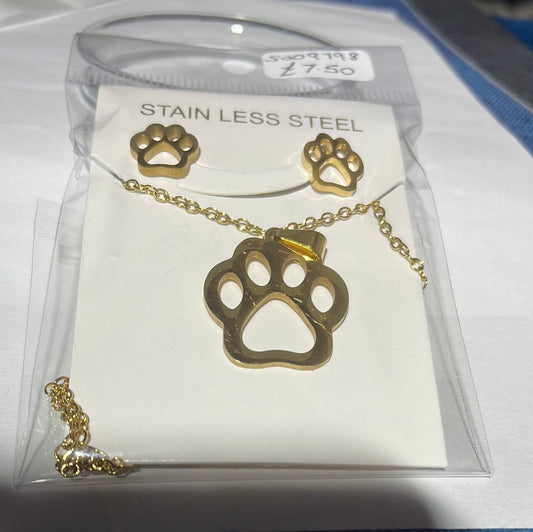 Stainless Steel Pet Jewellery Set