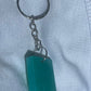 Acrylic Shaped Glittery Key Rings