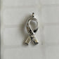 Medical Condition Purple Awareness & Hope Ribbon Charms (charm only)