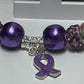 Purple Awareness Anklet