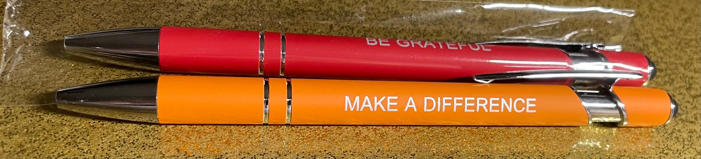 Inspiring Phrase 2 in 1 Biro & Stylus