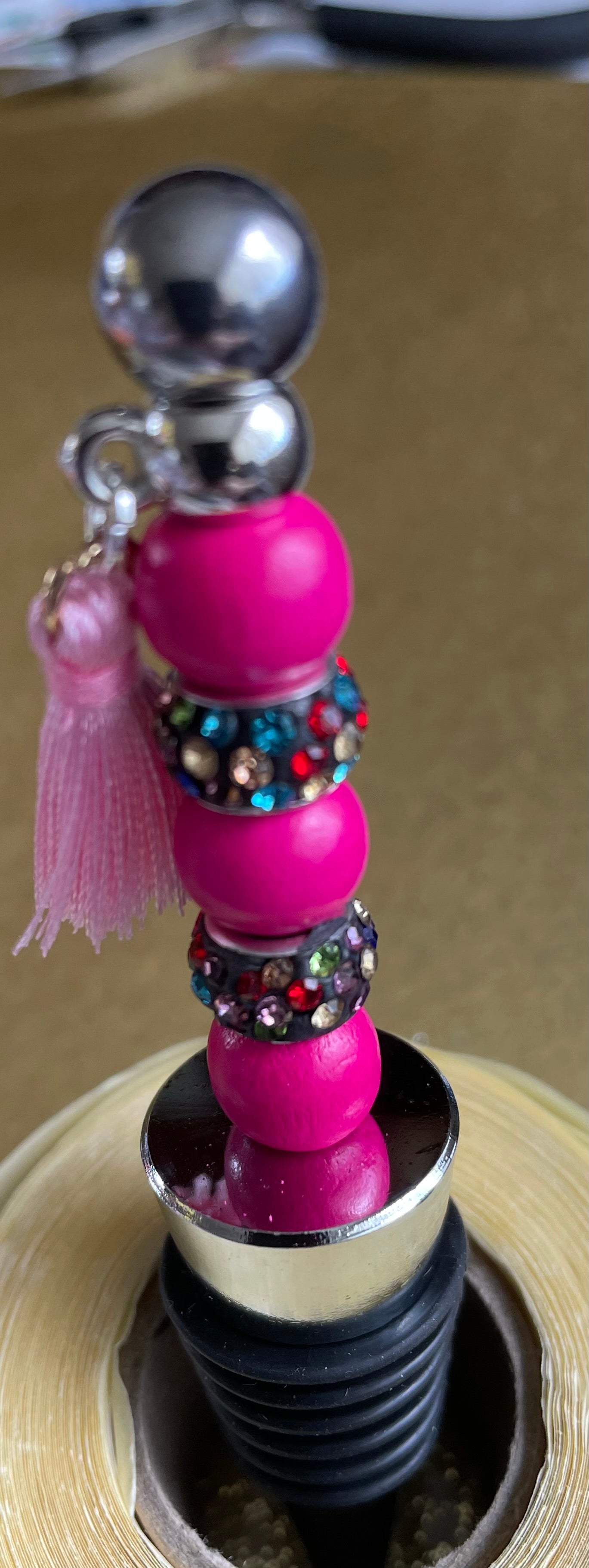 Breast Cancer Bottle Stopper