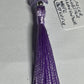 Purple (non-specific) Medical Condition Awareness Charms Tassels with Angels and/or Butterflies with Lobster Clasps