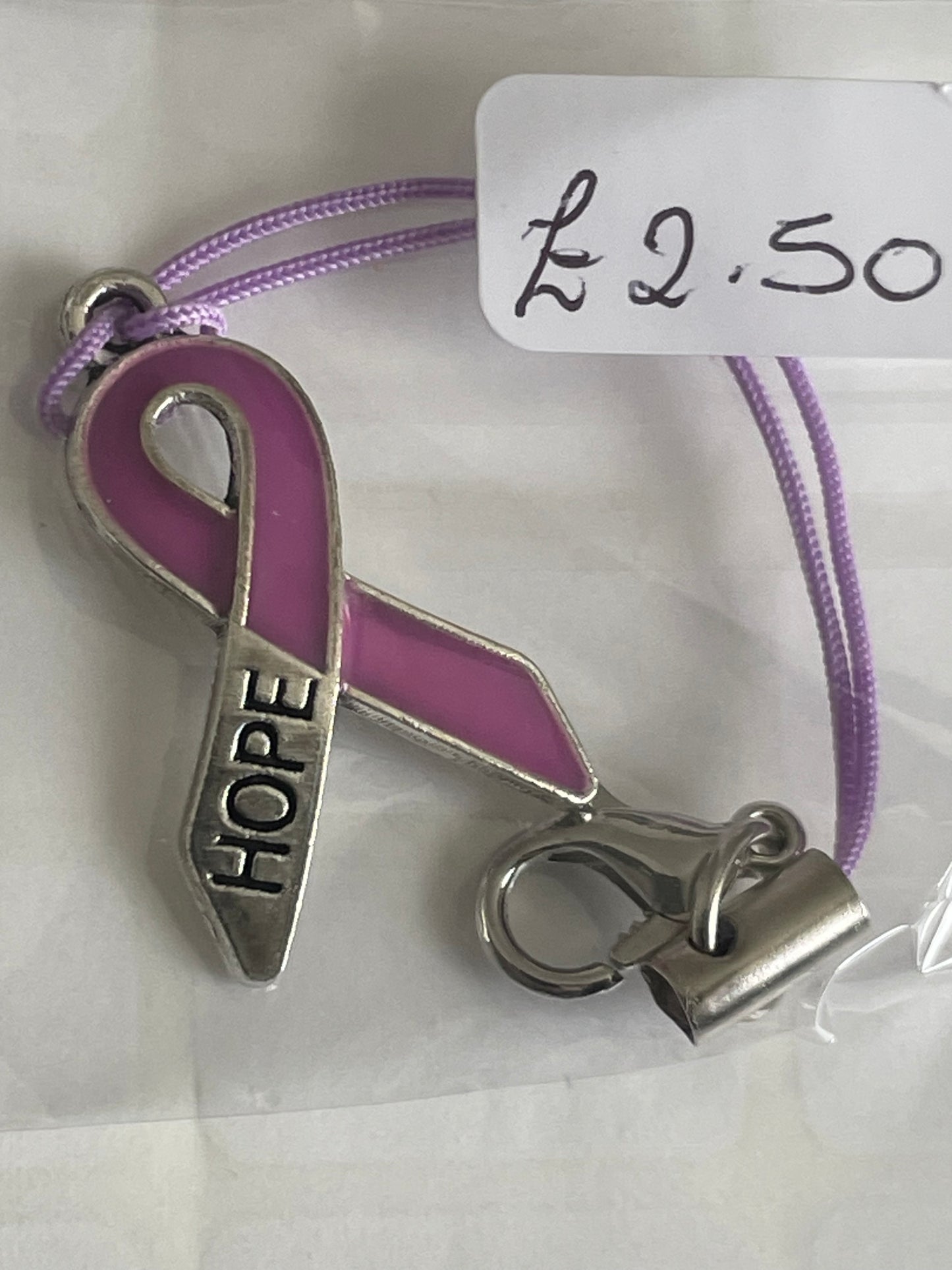 Non-Specific Purple Awareness Ribbon Lanyards with Split Ring or Clasp