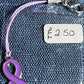 Non-Specific Purple Awareness Ribbon Lanyards with Split Ring or Clasp