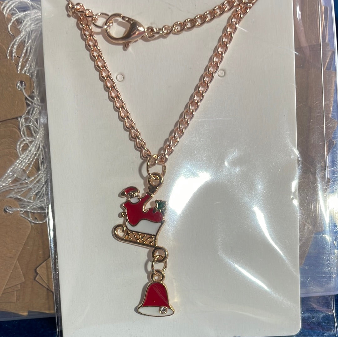 20” Rose Gold Plated Christmas Necklace