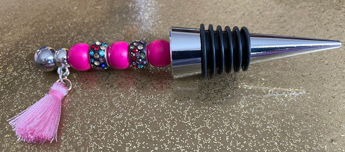 Breast Cancer Bottle Stopper