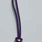 Non-Specific Purple Awareness Ribbon Lanyards with Split Ring or Clasp