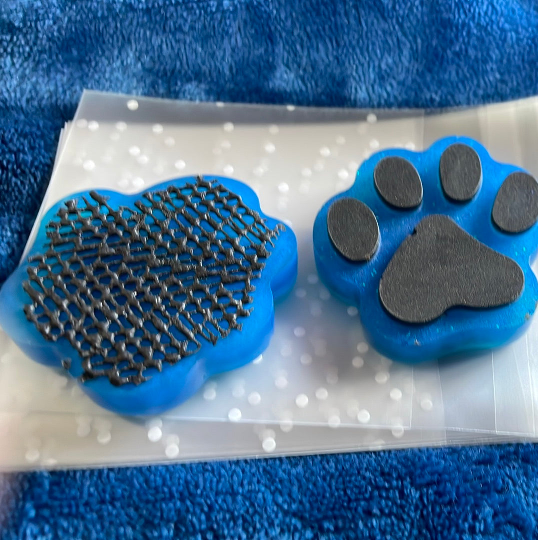 Acrylic Pet Paw & Bone Key Ring & Dashboard Ticket Holders