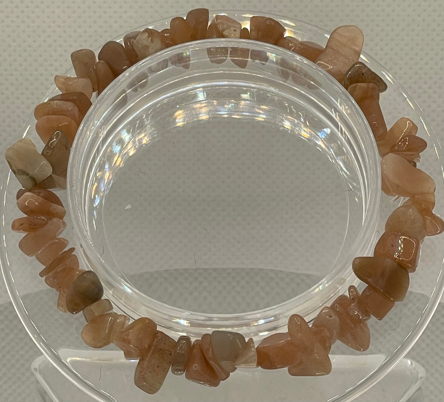 Natural Felspar Crystal Stone Gravel Bracelet