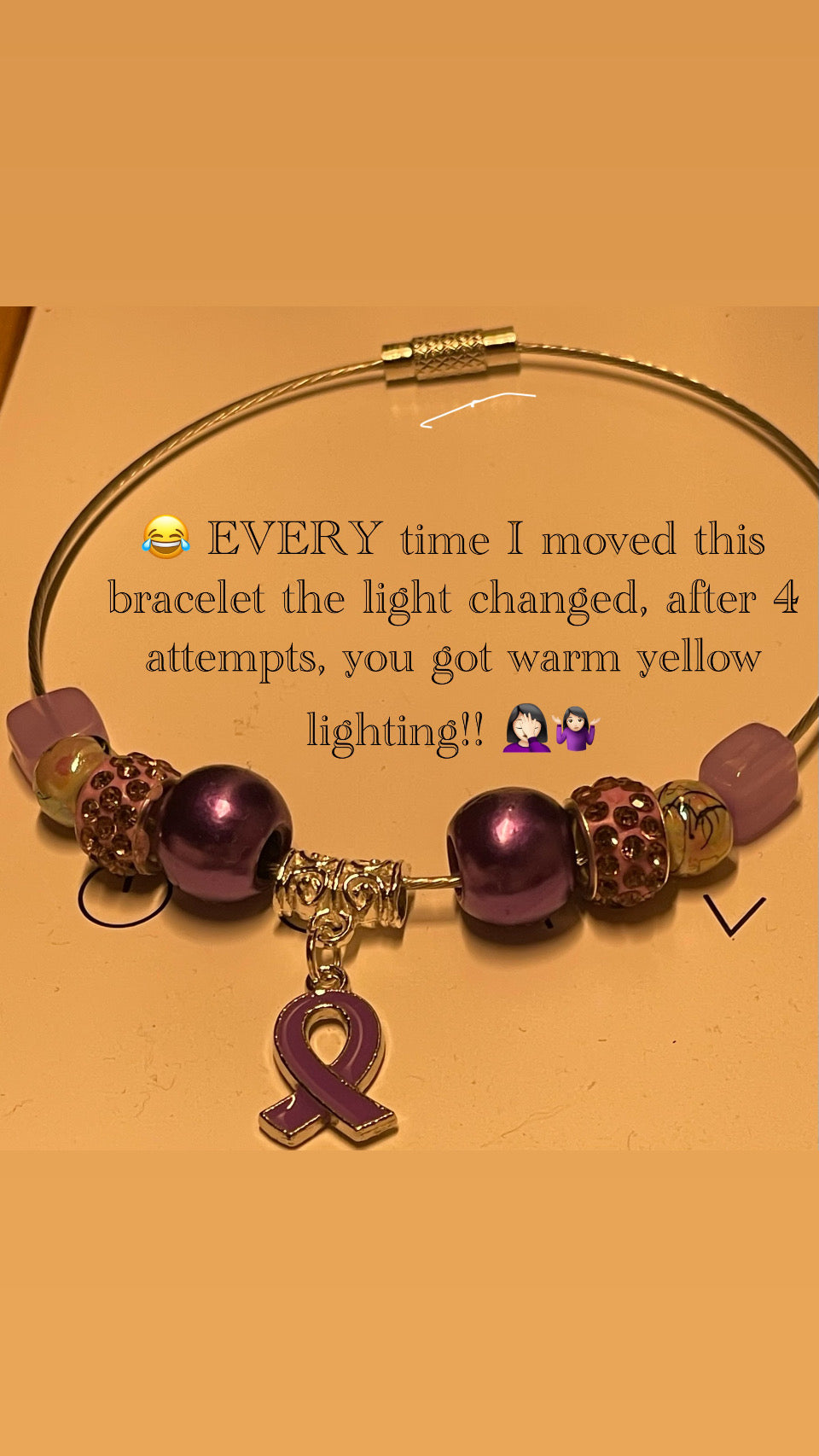 Purple Awareness Snake Bracelets