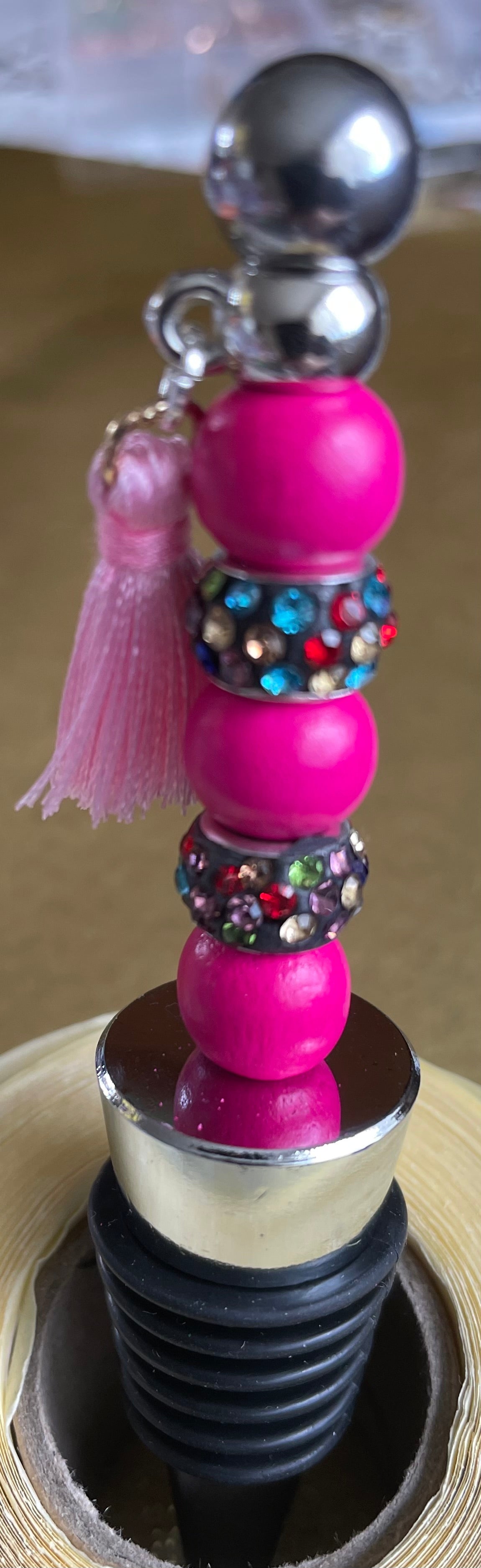 Breast Cancer Bottle Stopper