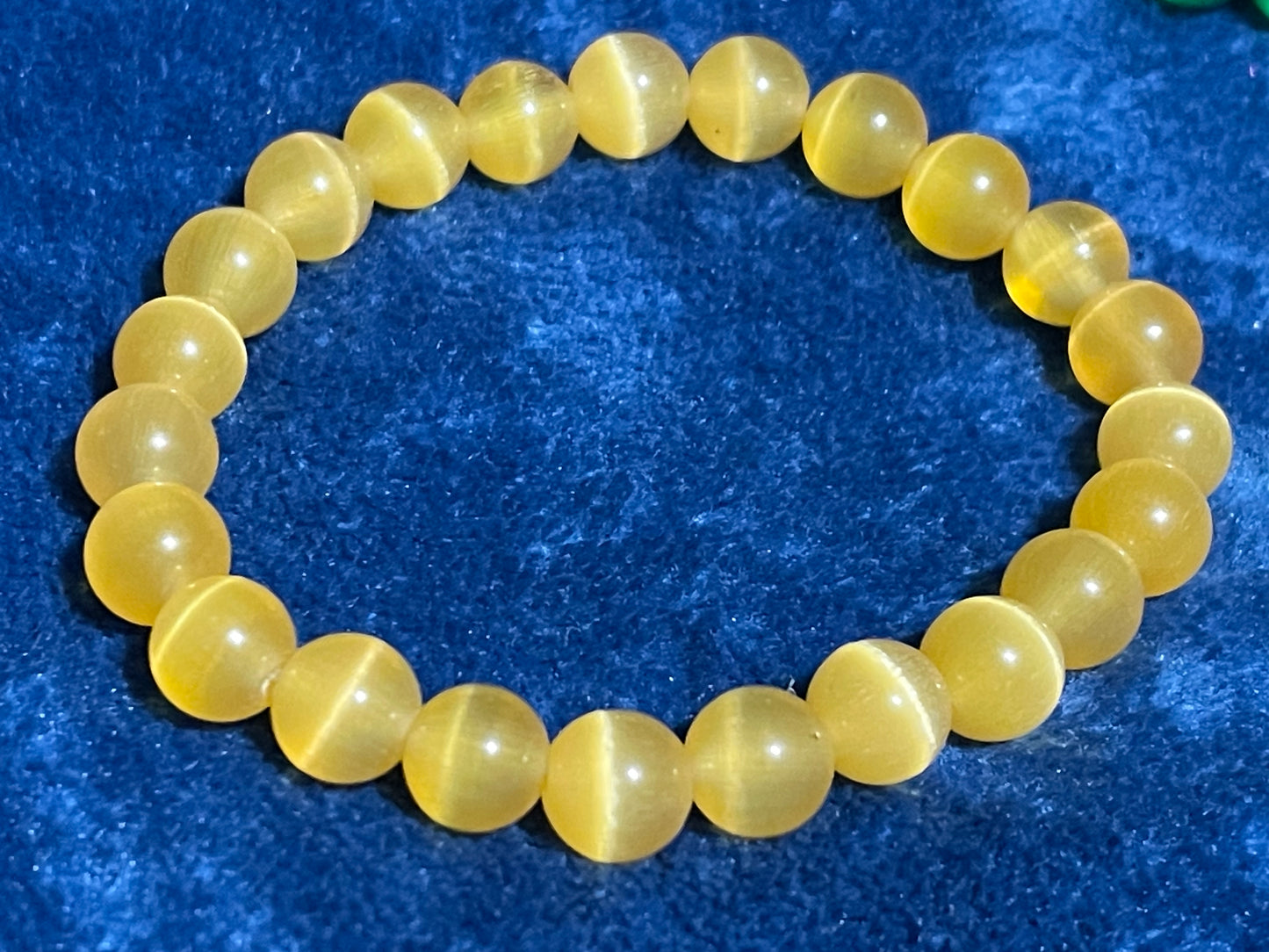 8mm Cats’ Eye Round Beads