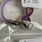 Non-Specific Purple Awareness Ribbon Lanyards with Split Ring or Clasp