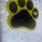 Large Paw Print Key Ring