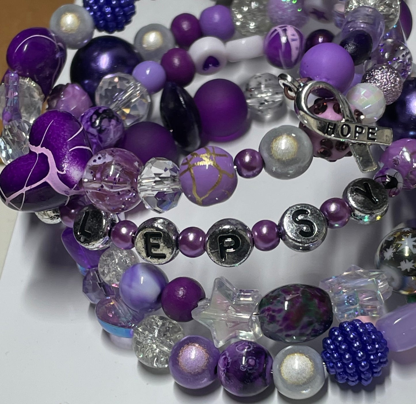 Adult Epilepsy Awareness Bangle