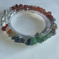 Natural Gemstone/mineral gravel elastic Bracelet