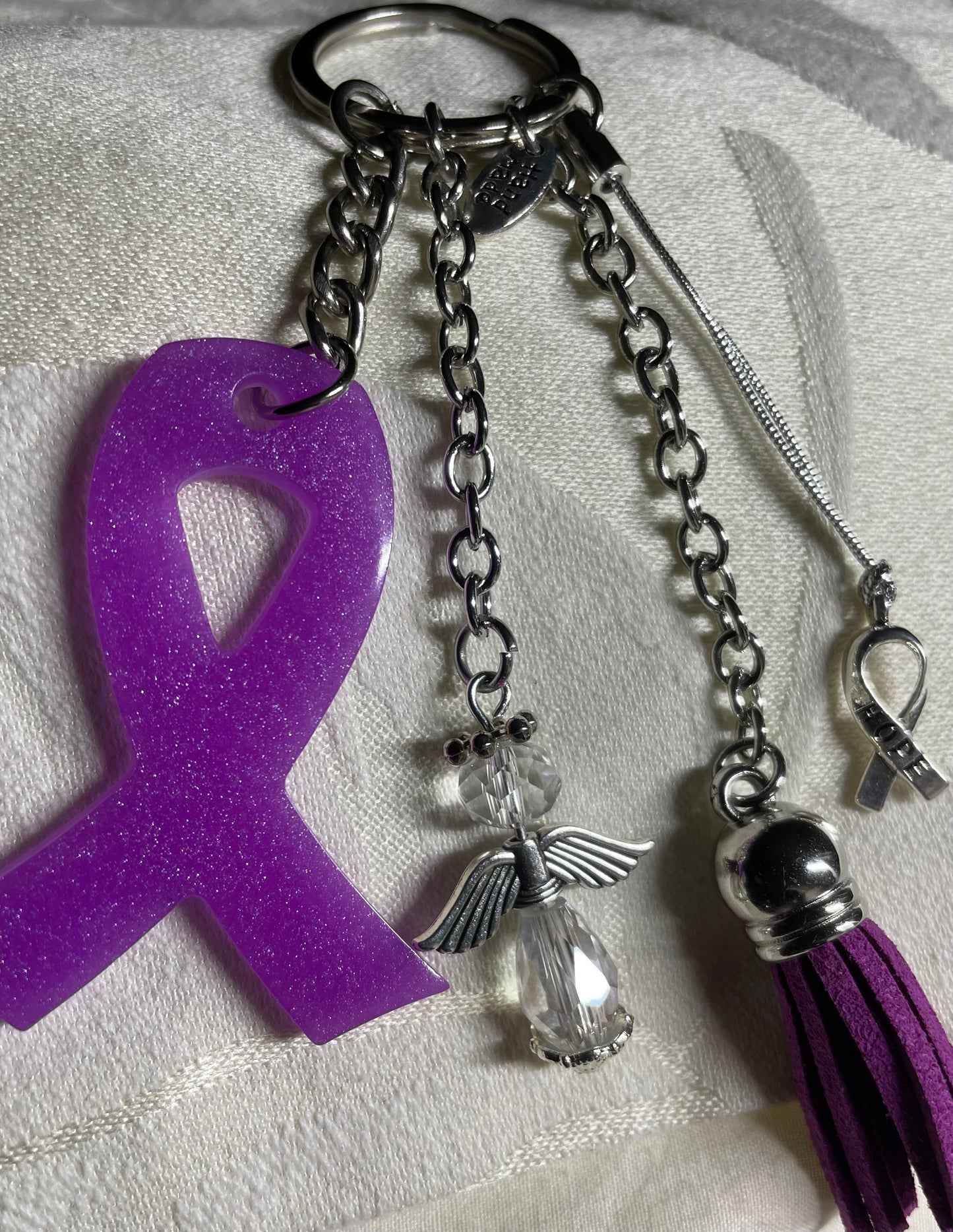 HOPE metal Non-specific Medical Condition Awareness Ribbons