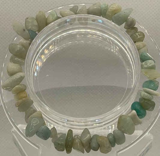 Natural Felspar Crystal Stone Gravel Bracelet