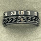 Stainless Steel Chain Fidget Ring 8mm Band