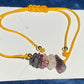 Natural Gemstone Beads with adjustable string bracelet