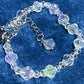 8mm Diamond (Bi-cone) Crystal Glass Bracelet