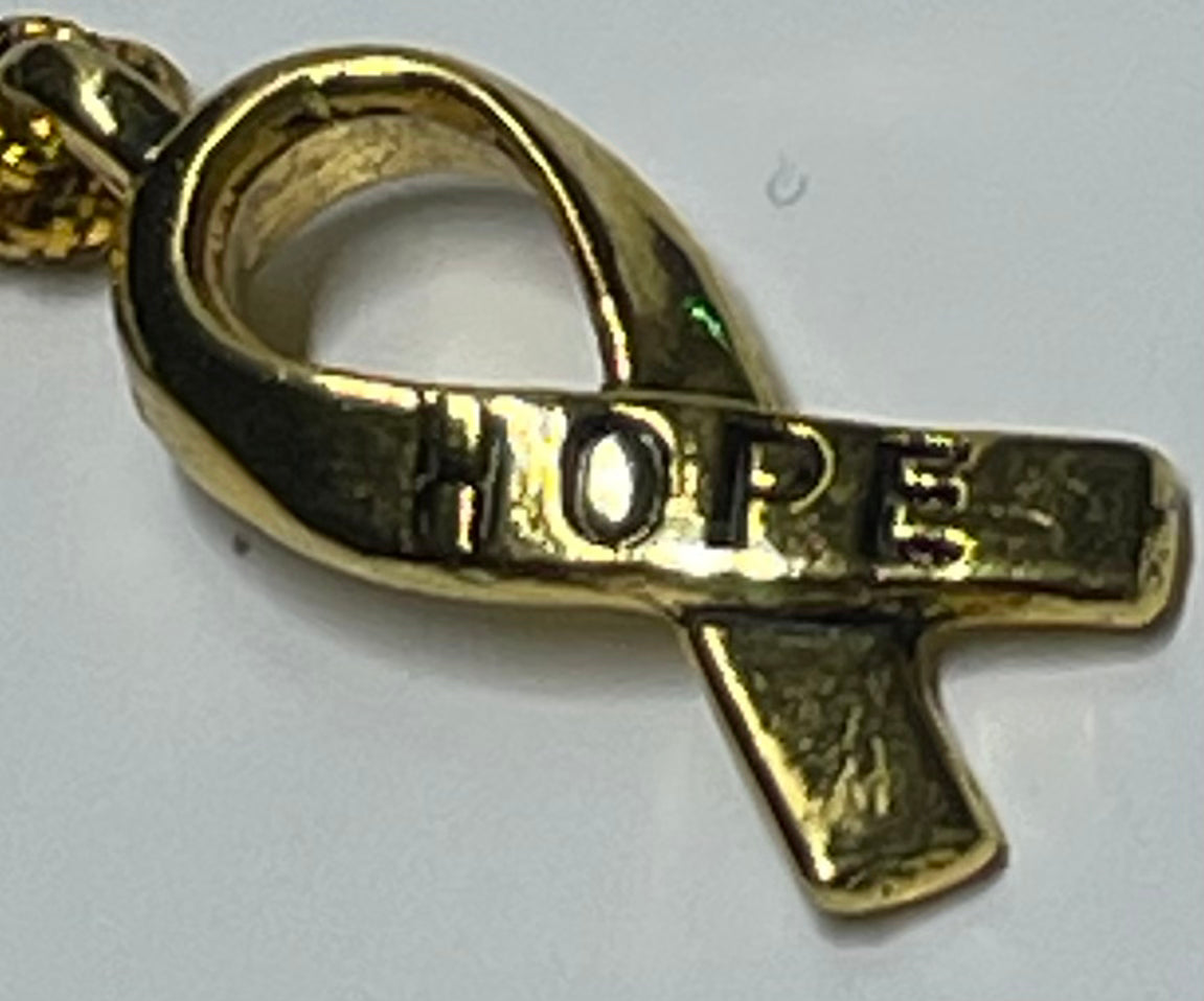 Medical Condition Purple Awareness & Hope Ribbon Charms (charm only)