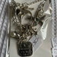 Blank Silver Plated Toggle Charm Bracelet